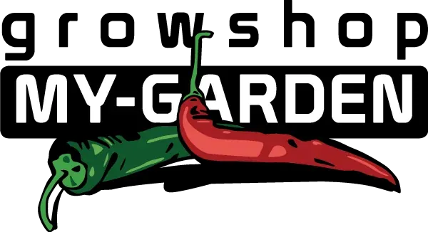 Logo My-Garden.cz s motivem chilli papriček